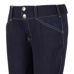 Equine Couture Children's Sportif Natasha Knee Patch Breeches 14 Equine Couture Children's Sportif Natasha Knee Patch Breeches -Cavallo Equestrian Shop navy4 02378.1588624776.1280.1280