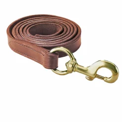 Perri's Leather Lead With Snap -Cavallo Equestrian Shop new chestnut 48587.1588163091.1280.1280