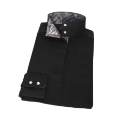 Essex Classics Ladies Paisley “Dusk” Black Jumper Performance Show Shirt