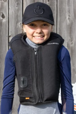 Allshot SafeKid Safety Airbag Vest 9 Allshot SafeKid Safety Airbag Vest -Cavallo Equestrian Shop safekid deployfront