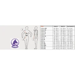 USG Flexi Motion Children's Body Protector Vest 9 USG Flexi Motion Children's Body Protector Vest -Cavallo Equestrian Shop usgflexisizechart2