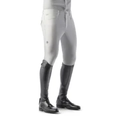 EGO 7 Men's Jumping EJ Knee Patch Breeches -Cavallo Equestrian Shop white 97218.1586203659.1280.1280
