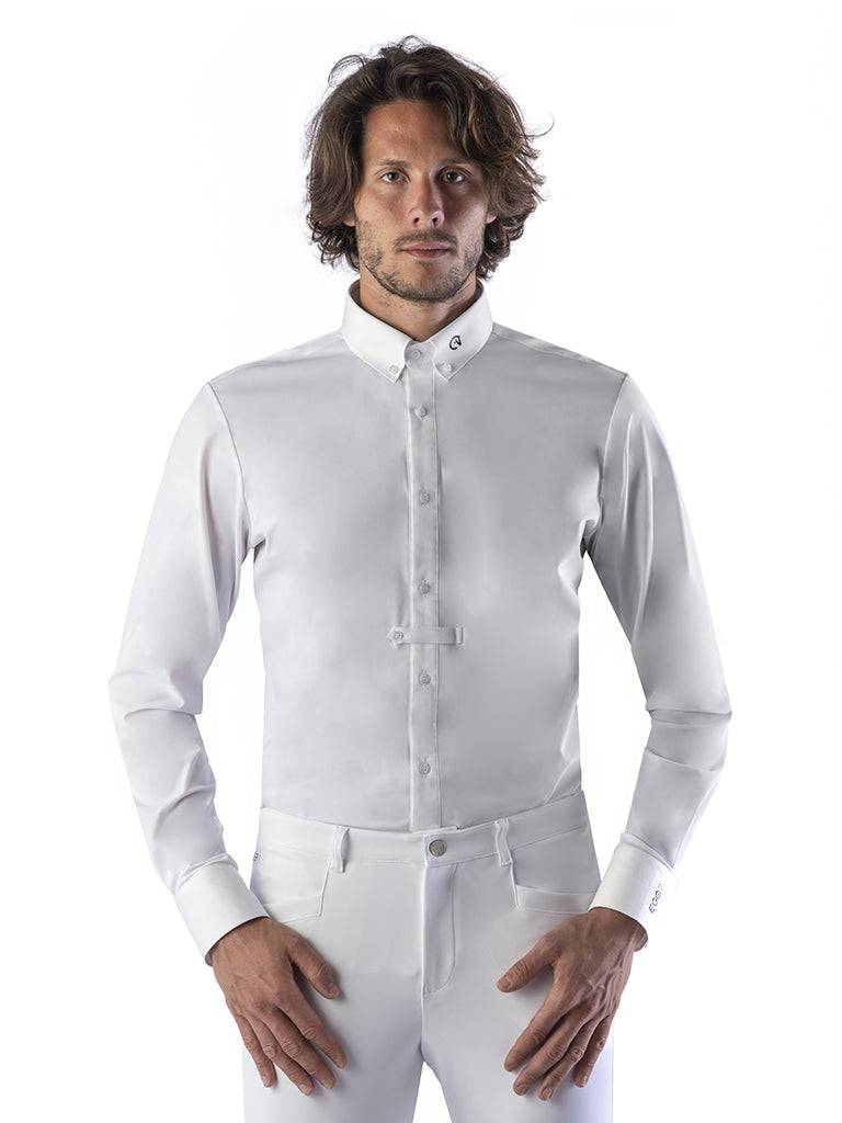 Cavallo Equestrian Shop -Cavallo Equestrian Shop TSHML M white front 0000